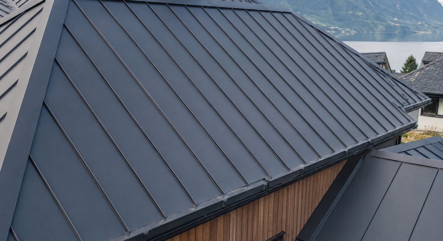 Boyalı metal kenet çatı fiyat ve uygulama detayı Ankara yapıları için boyalı metal kenet çatı kaplama yüzeyi