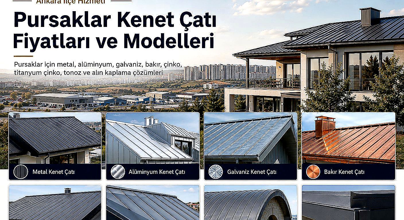 Pursaklar kenet çatı fiyatları ve modelleri; Metal · Alüminyum · Galvaniz · Alın Kaplama ürün seçenekleri